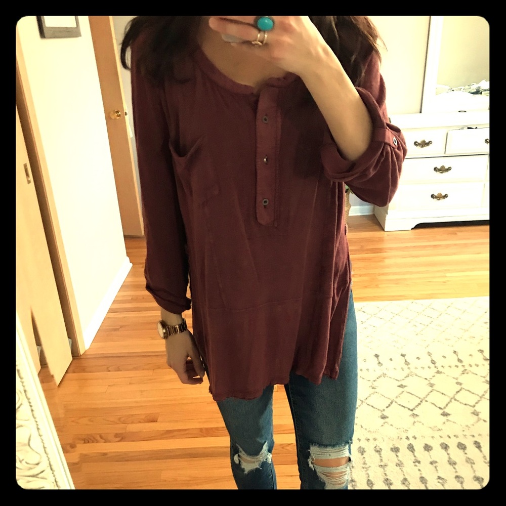 Free People purple top